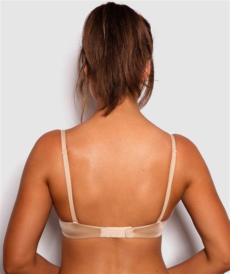 Body Bliss Strapless Push Up Bra Nude