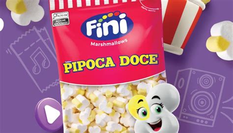 Fini Lan A Marshmallow Sabor Pipoca Doce Distribui O