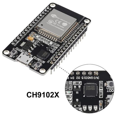 ESP32 WROOM 32 Wifi Bluetooth Geliştirme Kartı CH9102X Komponentci