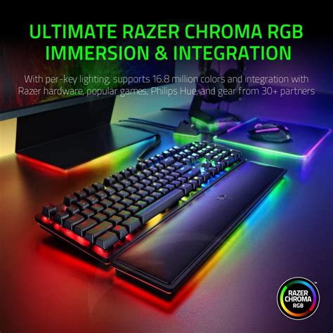 Razer Huntsman Elite Chroma RGB Lighting - Linear Optical Switches