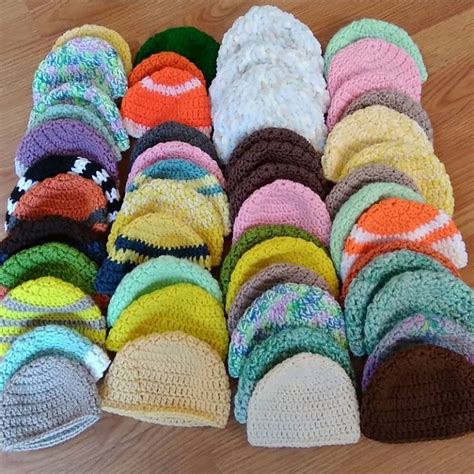 Ravelry Micro Preemie Preemie And Newborn Hats Pattern By Jessica
