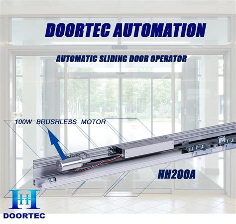 Doortec Hh A Heavy Duty Automatic Sliding Door Kit Kg Door Panel