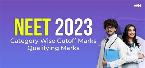 Neet Cut Off 2023 Category Wise Cutoff Marks Qualifying Marks