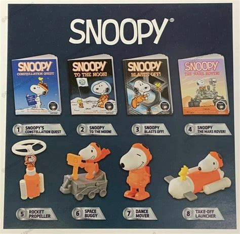 Snoopy X Space McDonald S Happy Meal Toy Snoopy Space Buggy 2019