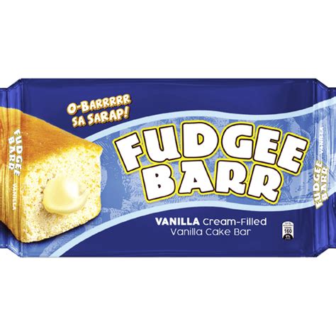 Fudgee Barr Vanilla Cake Bar 39g X 10s Pastries Walter Mart