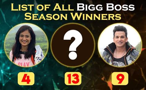 Bigg Boss 13 Winner Name Out: List of The Names of All BB Seasons Winners