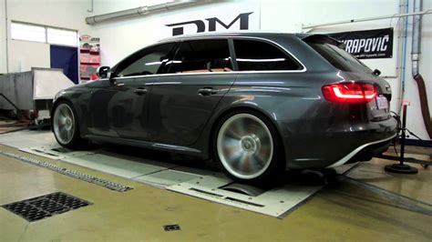 AUDI RS4 B8 Dyno test - YouTube