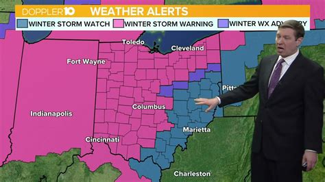 Ohio Winter Storm Warning Columbus Ohio Weather Forecast Feb