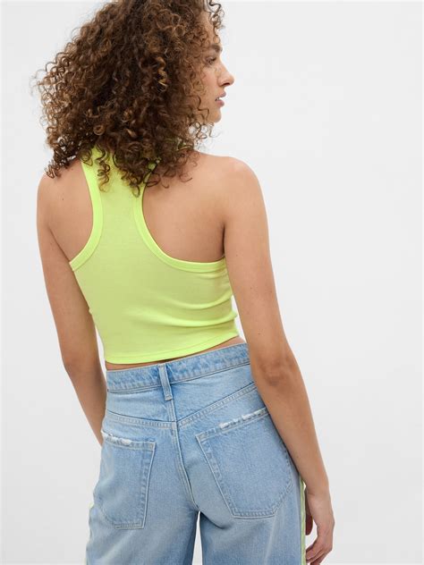 Project Gap Cropped Rib Tank Top Gap