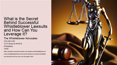 What Is The Secret Behind Successful Whistleblower Lawsuits And How Can