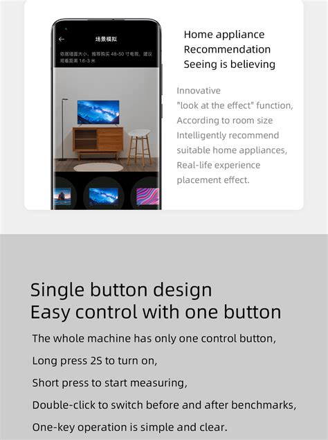 Xiaomi High Accuracy Smart App Laser Meter with Display