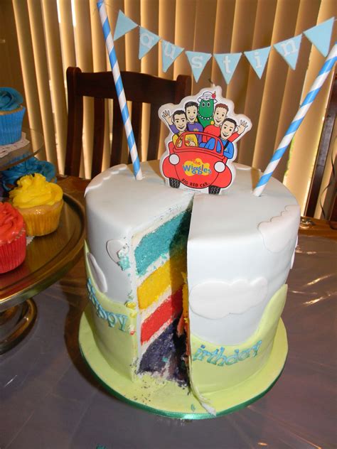 Pin By Judith Glover Hamilton On My Own Cakes Wiggles Cake Birthday