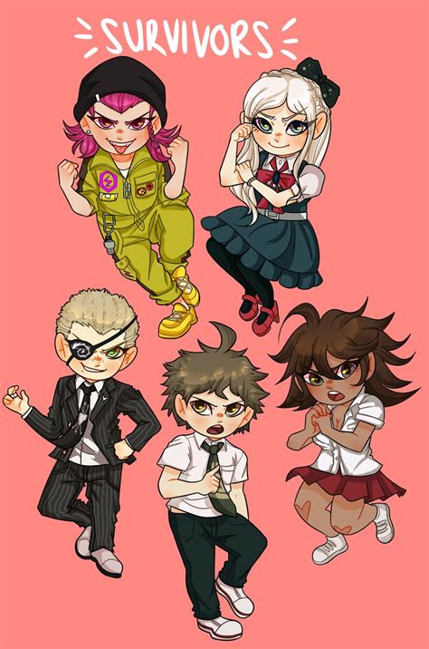 Danganronpa Chibi Sticker Packs V2 Etsy