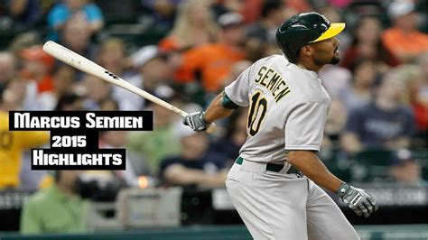Marcus Semien | 2015 Athletics Highlights HD - YouTube