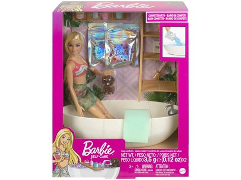 Acheter Barbie Wellness Poupée blonde avec baignoire Mattel HKT92 Juguetilandia
