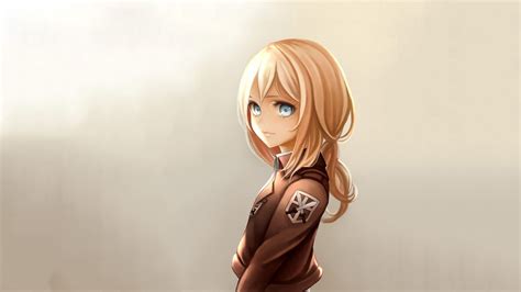 Wallpaper X Px Anime Girls Renz Christa Shingeki No Kyojin