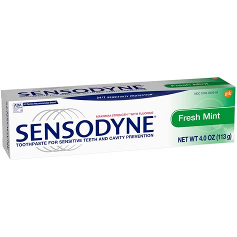 Sensodyne® Fresh Mint Toothpaste 4 Oz Box La Comprita