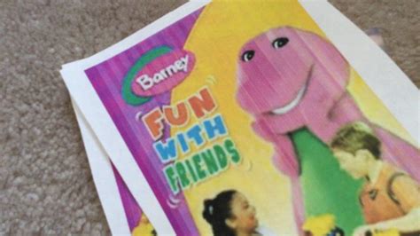 Barney Special Dvd Collection Labels