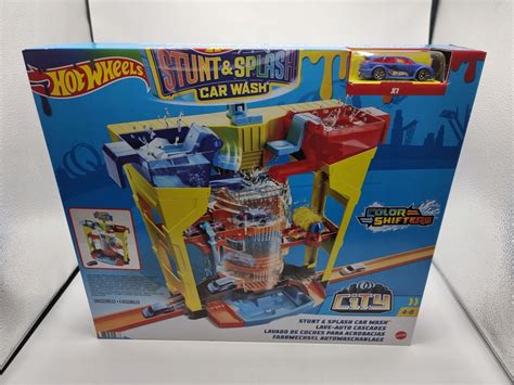 HOT WHEELS STUNT SPLASH CAR WASH Oficjalne Archiwum Allegro