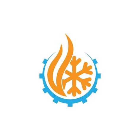 Water Fire HVAC Logo template 22507052 Vector Art at Vecteezy