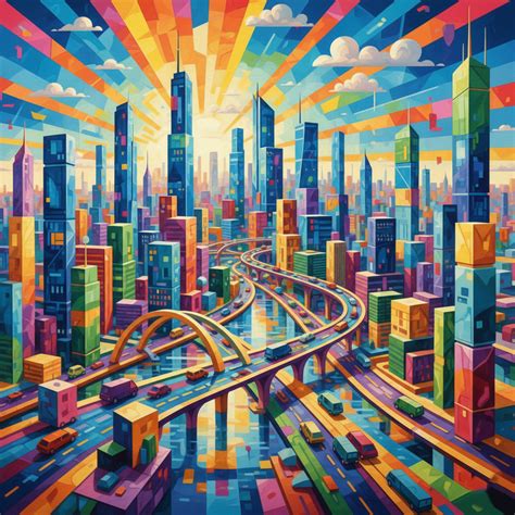 futuristic cityscape  stock photo public domain pictures