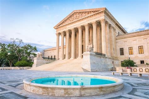 Edificio De La Corte Suprema De Los Estados Unidos Foto Premium