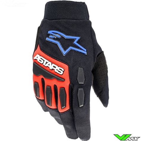 Alpinestars Full Bore XT 2023 Enduro Gloves Black Bright Red Blue