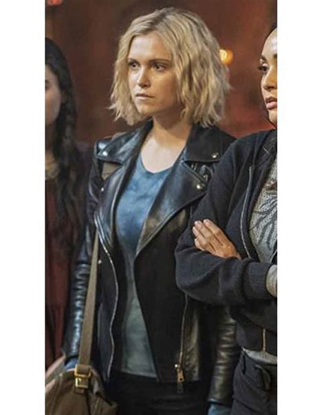 The 100 S07 Eliza Taylor Leather Jacket - ujackets.com