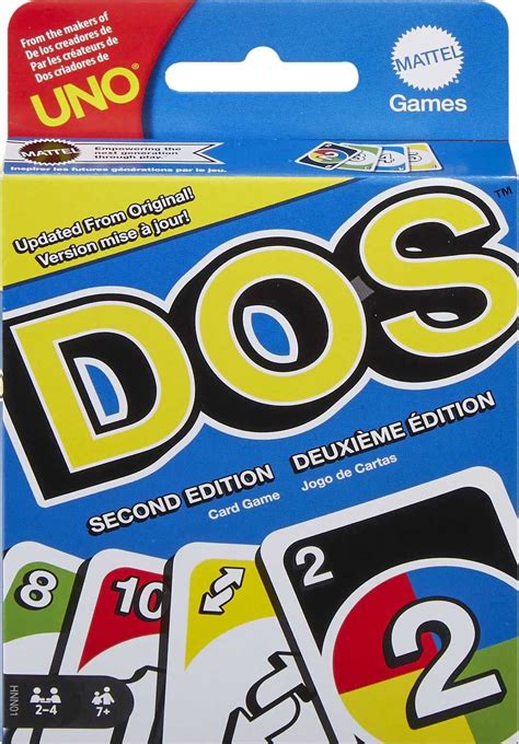 Dos Second Edition Card Game For Game Night Featuring Two Discard Plies