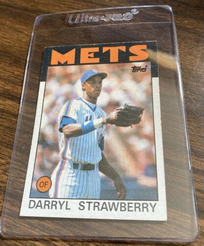 1986 Topps Darryl Strawberry 80 Baseball Card EBay