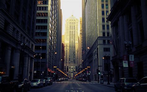 City Street Urban Road Evening Transport Infrastructure