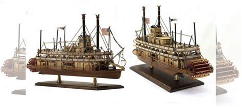 Модель корабля - колесный пароход "Миссисипи" купить в Санкт-Петербурге ...