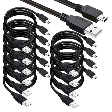 Saitech It Usb A To Mini Pin B Cable For External Hdds Camera