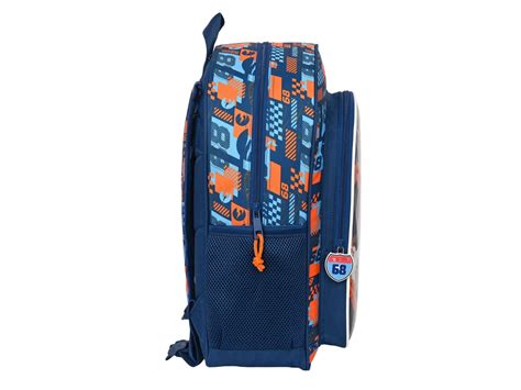 Mochila Escolar Hot Wheels Speed Club Laranja Azul Marinho X X Cm Worten Pt