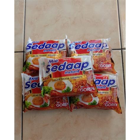 Jual Paket Mie Goreng Sedap Isi 5pcs Paket Mie Sedap Goreng Shopee