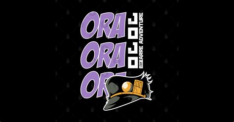 Ora Ora Ora Jjba Anime Fanart Jojos Bizarre Adventure Sticker