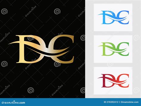 Design Do Logotipo Dc Letra Monograma Modelo De Logotipo Dc Ilustra O