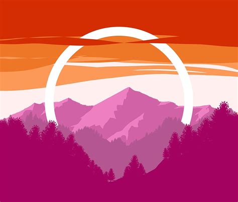 Pride Mountain Subtle Lesbian Pride Flag Girl Tapestry Textile By Edward Dale Fine Art America