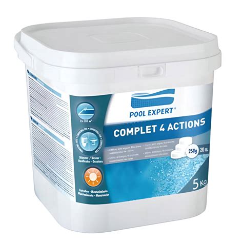 Cloro 4 Acciones Tabletas 250 Gr Pool Expert Laferreteria Shop