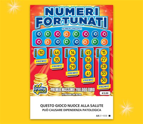 Gratta E Vinci Numeri Fortunati Gioco E Premi