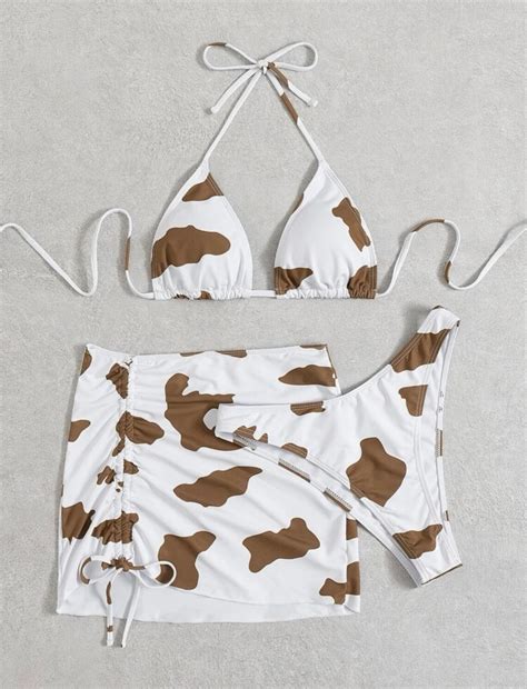 Cowgirl Bikini 3 Piece Set Etsy