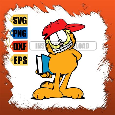 Cartoon Svg Cartoon Vector Garfield Svg Garfield Png Garfield