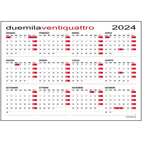 Calendario 2024 Con Tutte Le Festività Gussy Katleen