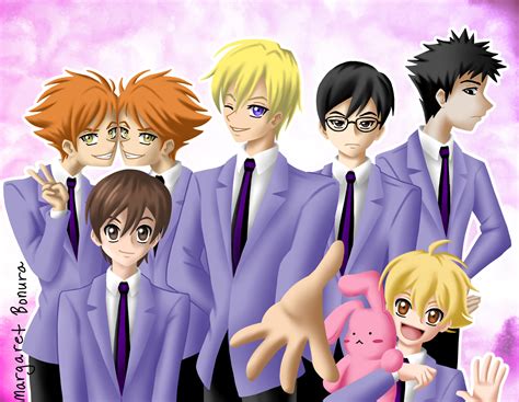 Ouran Highschool Host Club Characters Names And Pictures