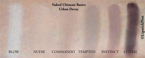 Review La Naked Ultimate Basics Palette Di Urban Decay LipstickPost