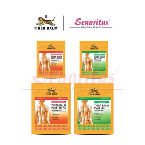 Tiger Balm Plaster Warm Cool Shopee Malaysia