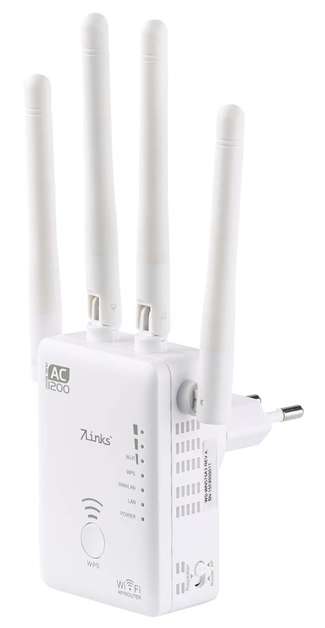 7links Dualband WLAN Repeater WLR 1221 Ac AccessPoint Router 1 200