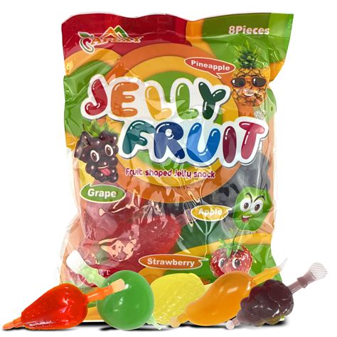 Apexy Jelly Fruit Candy Gummy Party Sweets Assorted Fruit Flavors