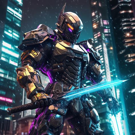 Cyberpunk Knight By Futurefusionstudio On Deviantart