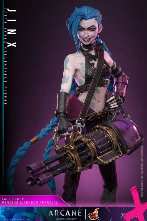 Jinx Fr N Arcane R Den Nya Figuren Fr N Hot Toys Arcane Netflix Gamereactor